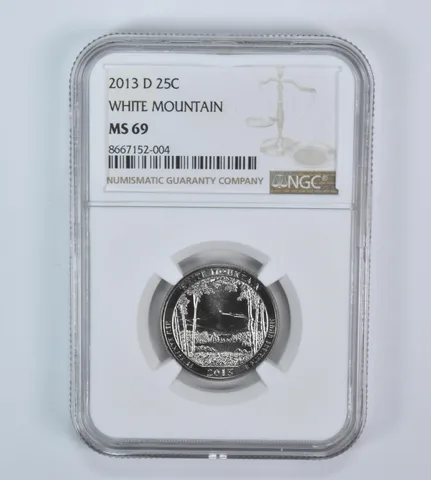 2013-D Washington Quarter ATB White Mountain MS69 NGC