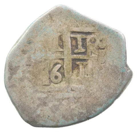 1746 Peru-Lima 1 Real Shipwreck Coin 2.8g a9610
