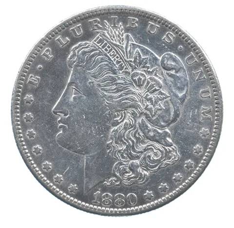 Early - 1880-S Morgan Silver Dollar - 90% US Coin *010