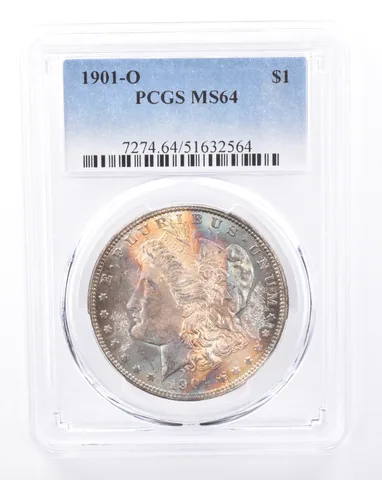 1901-O Morgan Silver Dollar MS64 PCGS Beautiful Tone *9419