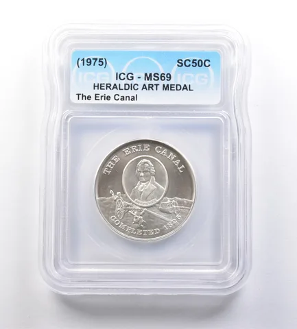 (1975) So-Called Half Dollar The Erie Canal MS69 ICG *7190
