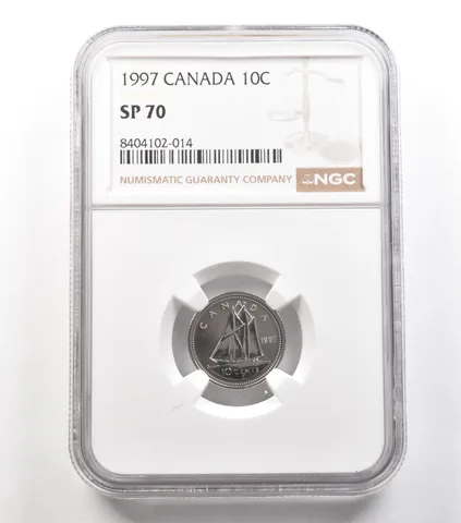 1997 Canada 10 Cents SP70 NGC a5290