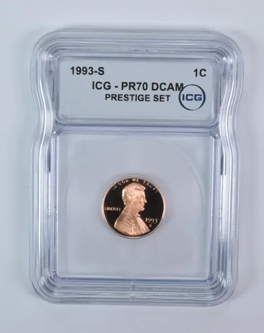 1993-S Lincoln Memorial Cent Prestige Set PR70 DCAM ICG
