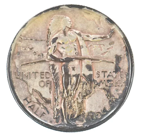 1926 Oregon Trail Commemorative Half Dollar Beautiful Tone *5151