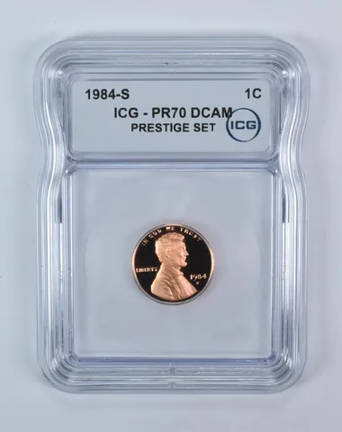 1984-S Lincoln Memorial Cent Prestige Set PR70 DCAM ICG
