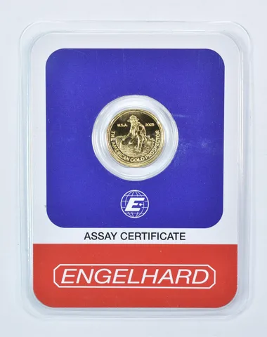 1/10 Oz Gold Round Engelhard In Assay