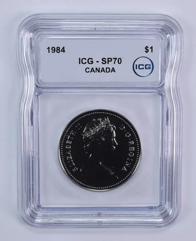 1984 Canada 1 Dollar Voyageurs SP70 ICG