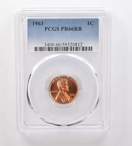 1963 Lincoln Memorial Cent PR66 RB PCGS Beautiful Tone *2076