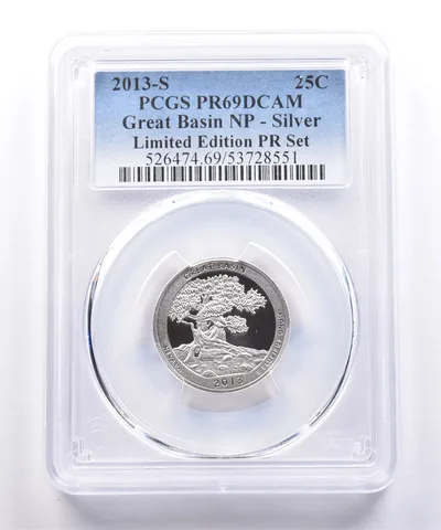 2013-S ATB Quarter Great Basin Silver Limited Edition PR69 DCAM PCGS