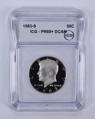 1983-S Kennedy Half Dollar PR69+ DCAM ICG