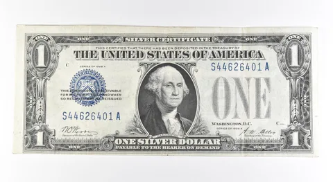 1928 A $1 Silver Certificate Blue Seal Fr#1601 *0495