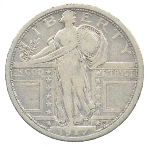 1917 Standing Liberty Quarter Type 1 *4735
