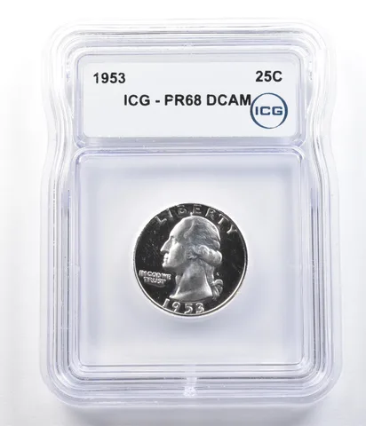 1953 Washington Quarter PR68 DCAM ICG *6284