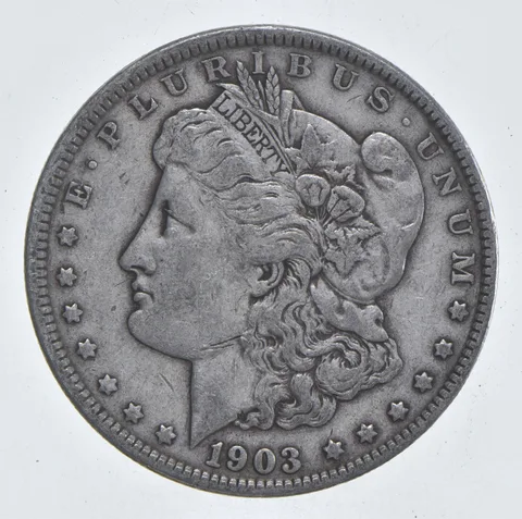 Early - 1903 Morgan Silver Dollar - 90% US Coin *899