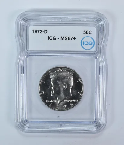 1972-D Kennedy Half Dollar MS67+ ICG