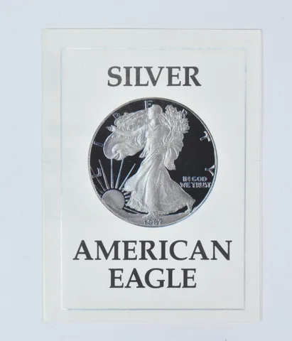 COA 1987-S American Silver Eagle Proof
