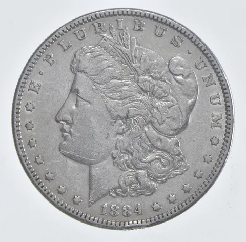 1884 Morgan Silver Dollar Estate Coin Collection *266