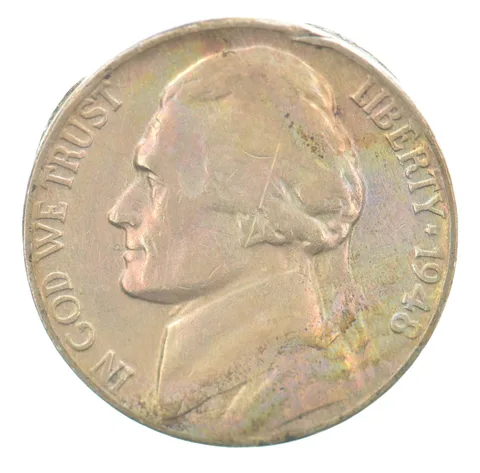 1948 Jefferson Nickel Beautiful Tone a5243