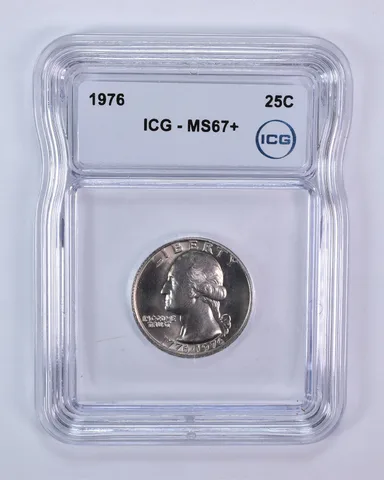 1976 Washington Quarter MS67+ ICG