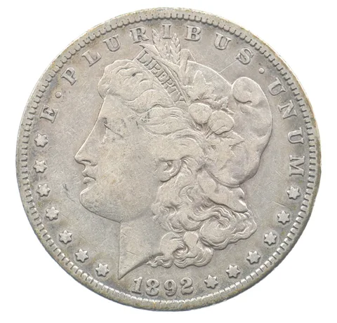 1892-S Morgan Silver Dollar a5115