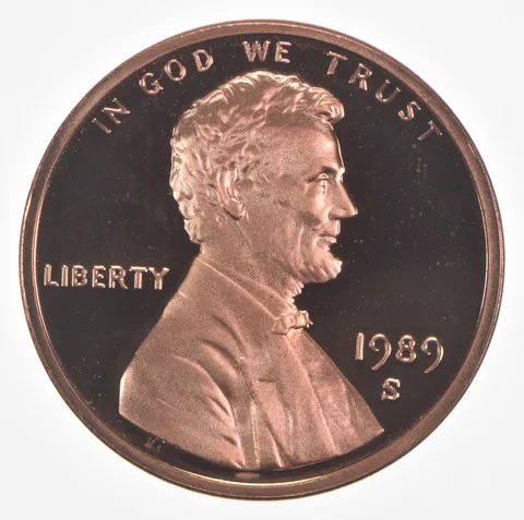 1989-S Lincoln Memorial Cent Proof