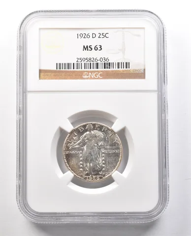 1926-D Standing Liberty Quarter MS63 NGC PQ *1249