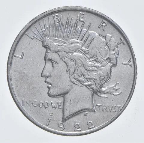 1922-D Peace Silver Dollar Estate Coin Collection *272