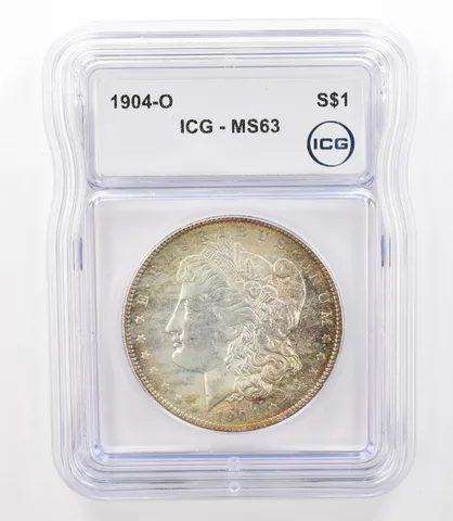 1904-O Morgan Silver Dollar MS63 ICG Beautiful Tone *3161