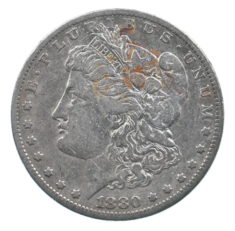Early - 1880-O Morgan Silver Dollar - 90% US Coin *803