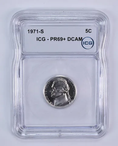 1971-S Jefferson Nickel PR69+ DCAM ICG