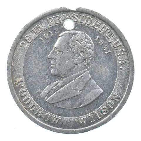 President Woodrow Wilson - Cracker Jack Mystery Club Medal *5039