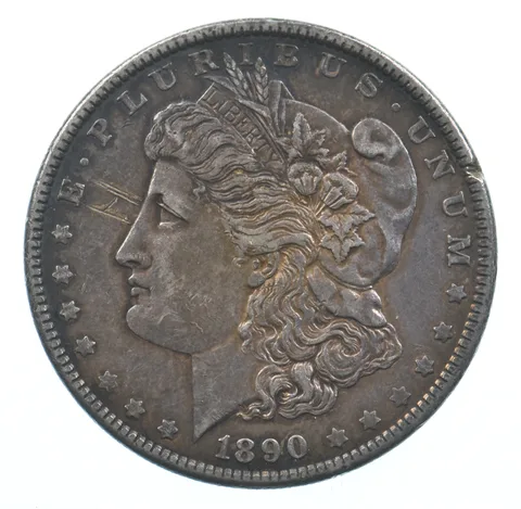 Early - 1890 Morgan Silver Dollar - 90% US Coin *992