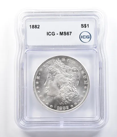 1882 Morgan Silver Dollar MS67 ICG *6282