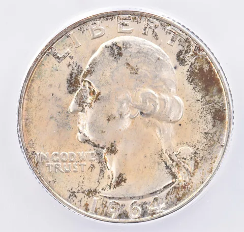 1964-D Washington Quarter MS66 ICG Beautiful Tone *2155
