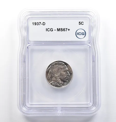 1937-D Indian Head Buffalo Nickel MS67+ ICG *5777