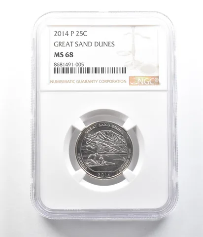 2014-P Washington Quarter ATB Great Sand Dunes MS68 NGC *9631
