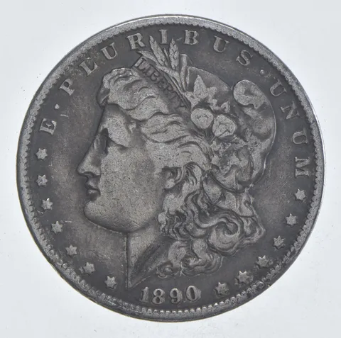 Early - 1890 Morgan Silver Dollar - 90% US Coin *981
