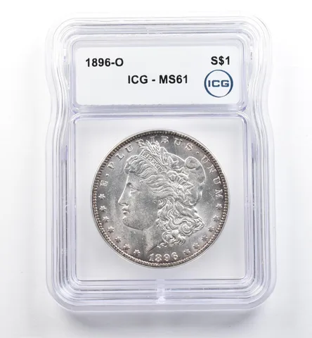 1896-O Morgan Silver Dollar MS61 ICG *0116