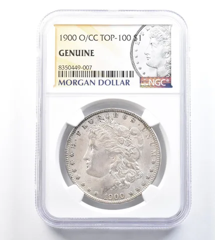 1900-O/CC Morgan Silver Dollar Top 100 Genuine NGC *0791