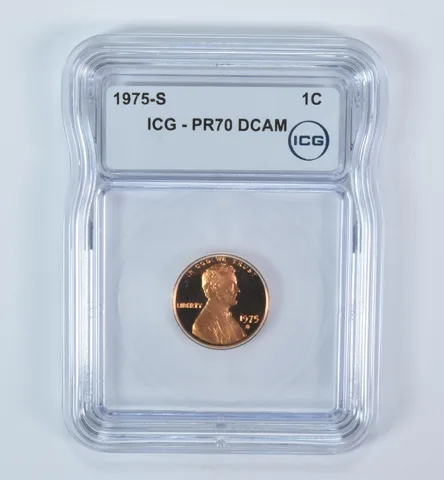 1975-S Lincoln Memorial Cent PR70 DCAM ICG
