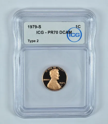 1979-S Lincoln Memorial Cent Type 2 PR70 DCAM ICG