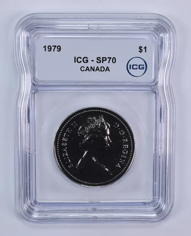 1979 Canada 1 Dollar Voyageurs SP70 ICG