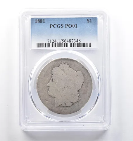 1881 Morgan Silver Dollar PO01 PCGS Lowball