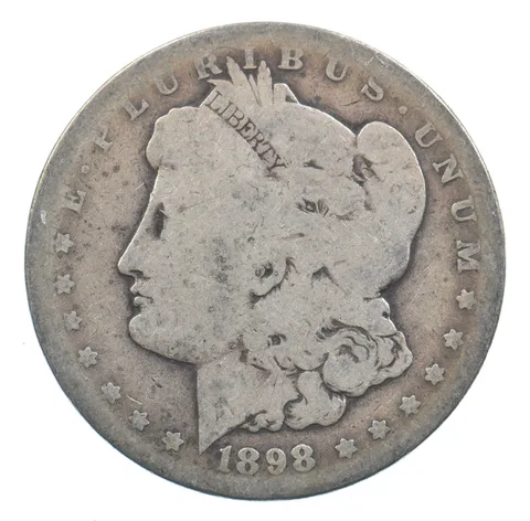 Early - 1898-S Morgan Silver Dollar - 90% US Coin *778