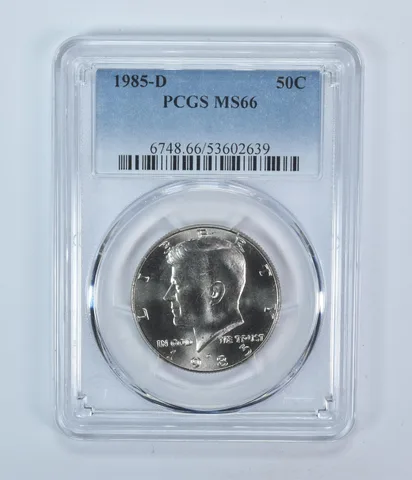 1985-D Kennedy Half Dollar MS66 PCGS Blue Label