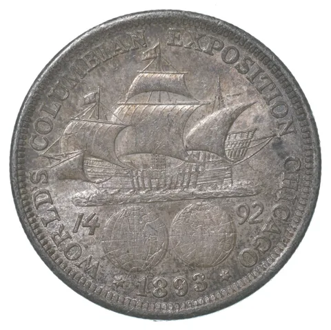 1893 Columbian Exposition Commemorative Half Dollar a8470