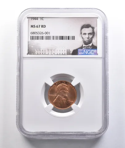 1944 Lincoln Wheat Cent MS67 RD NGC *6806