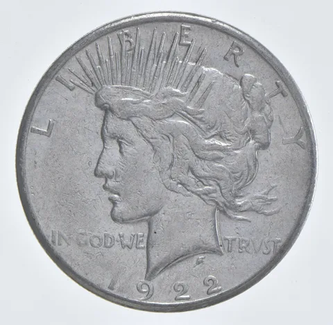 Better - 1922-S Peace Silver Dollar - 90% US Coin *647