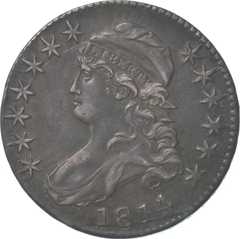 1814/3 Capped Bust Half Dollar 101a *8331
