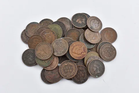 (50) 1890-1900's Indian Head Cents ROLL - Off Quality